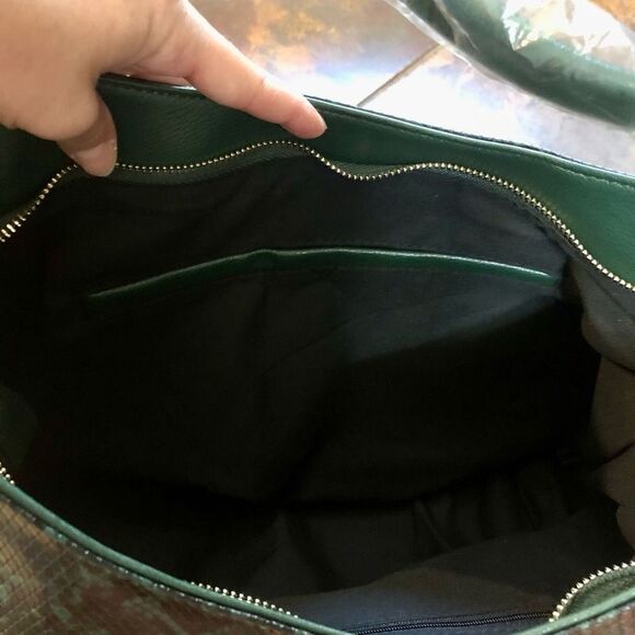 NWT Malibu Skye Olive Snake 2 Piece Purse - Picture 14 of 16